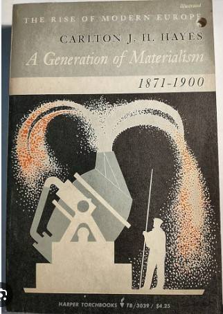 book titled: A Generation of Materialism, 1871-1900